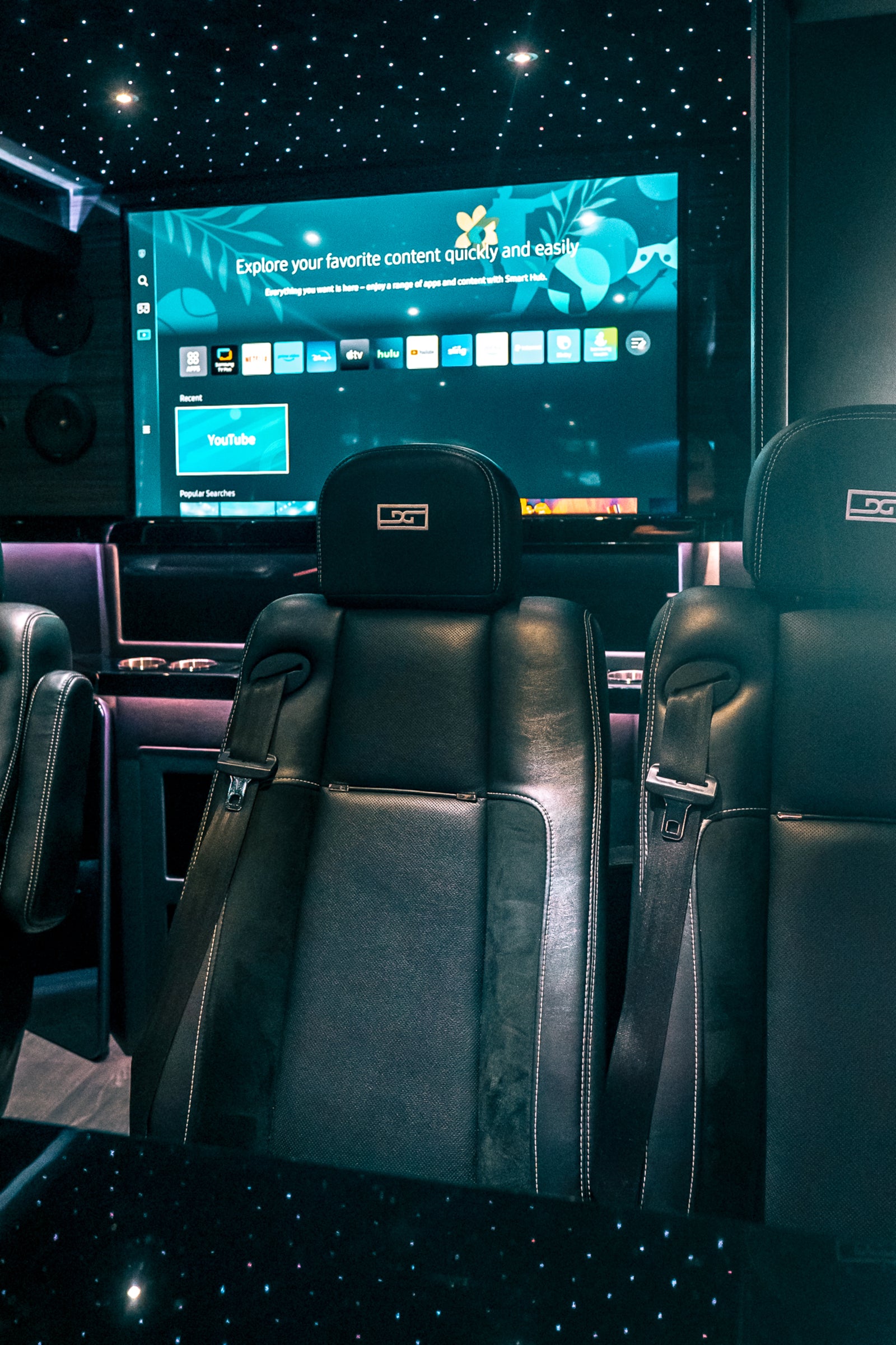 CEO Charter inside seating 